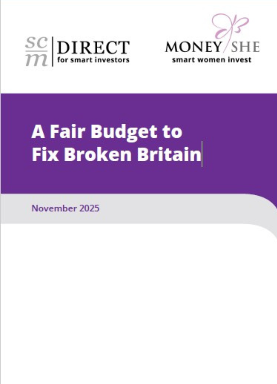 A Fair Budget to Fix Broken Britain